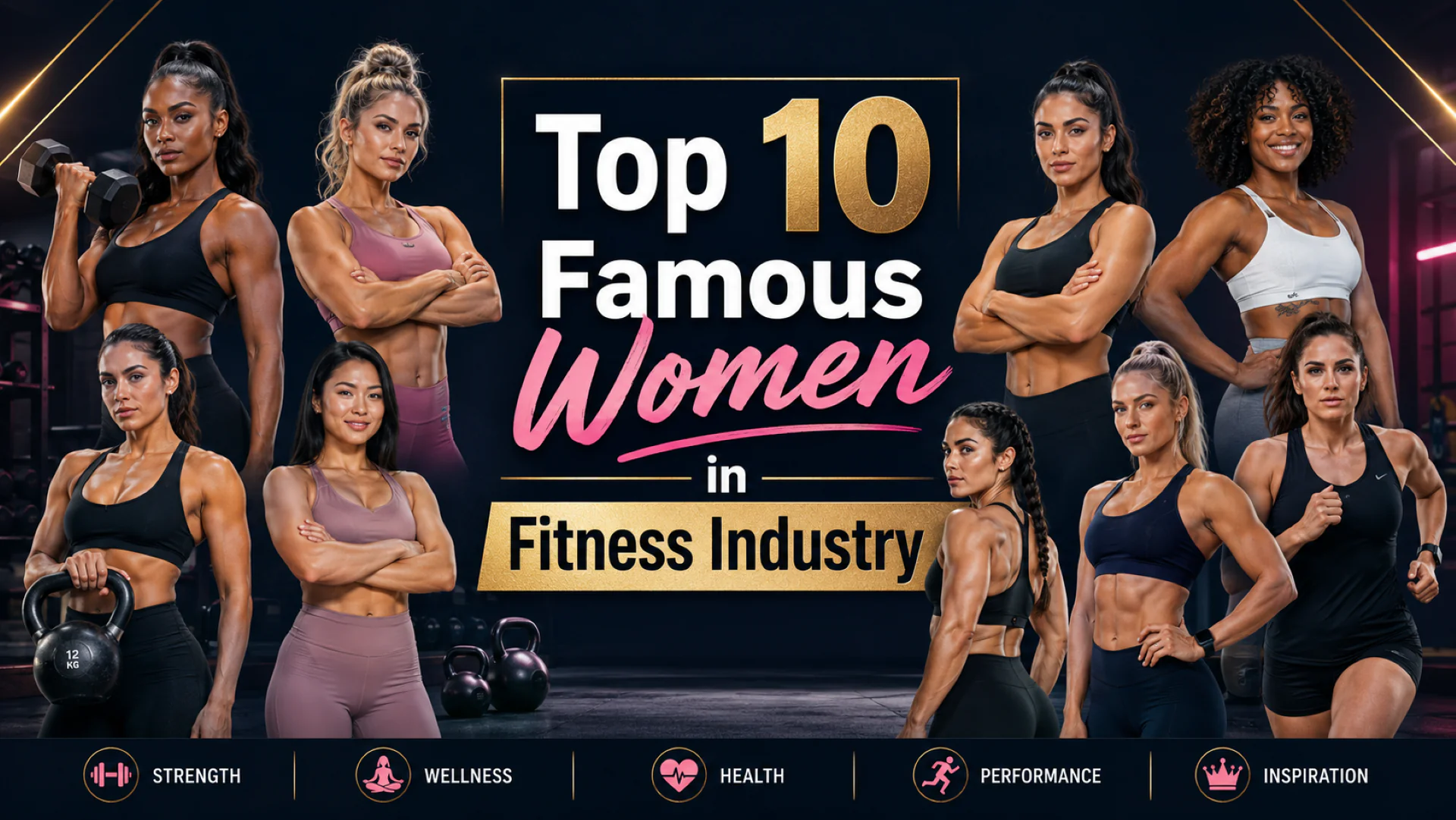 Top 10 Famous Women in Fitness Industry